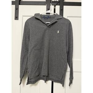 Dark Gray quarter zip pull over Polo men’s